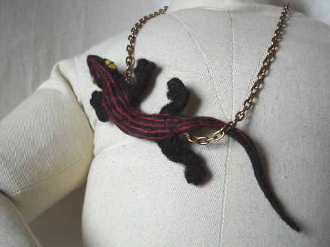 Salamander Necklace 3—Left